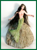 Sea Maiden Mermaid clay figure