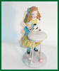 Alice, Drink Me polymer clay miniature figure