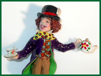 The Mad Hatter polymer clay miniature figure