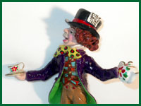 The Mad Hatter polymer clay miniature figure