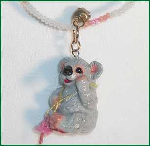Baby Koala bear with dummy/pacifier by Leigh