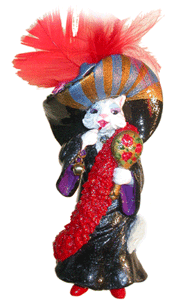 Playing Dress-up Kitty in action Playing Dress-up kitty in action