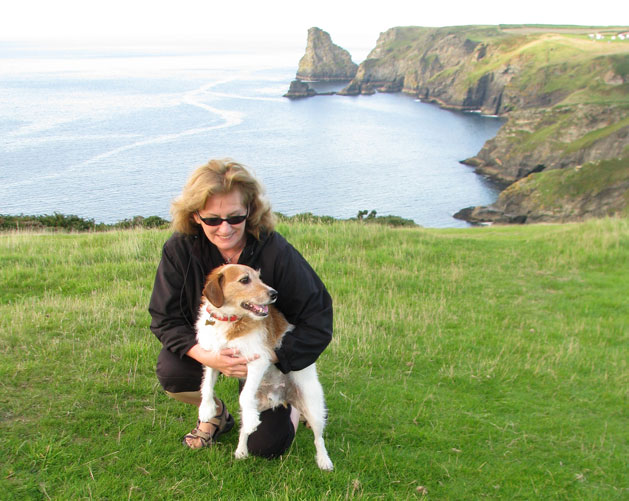 walking the coastal cliffs of Cornwall