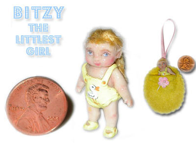 Bitzy the littlest girl, clay. Bitzy the littlest girl, clay.