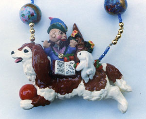 The Storyteller Spaniel dog by Leigh